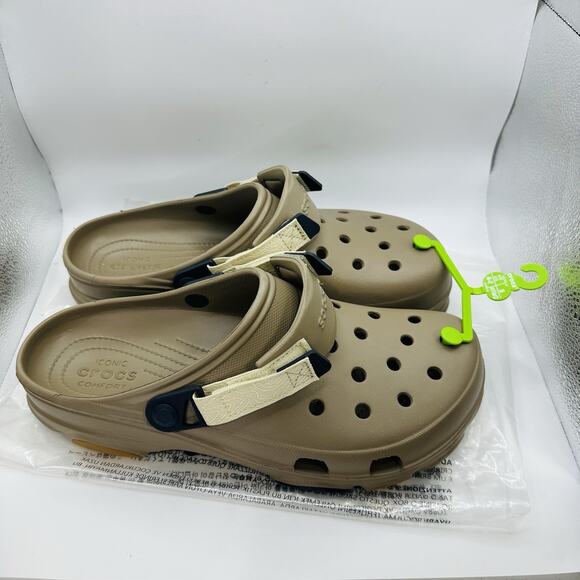 Crocs Classic All Terrain Clog Khaki Tan Outdoor Water Shoes | Men’s Size 12 US main image 4